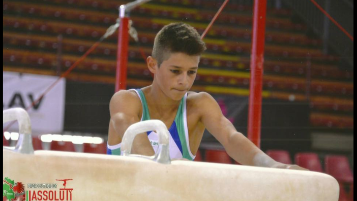 Esulta la Ginnastica La Marmora, Alessio Conterio ammesso alla Coppa dei Campioni