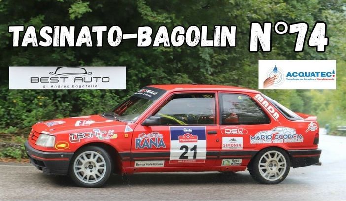 Tasinato-Bagolin al Rally Lana Storico: debutto sulla Peugeot 309 Gruppo A Tasinato-Bagolin al Rally Lana Storico: debutto sulla Peugeot 309 Gruppo A