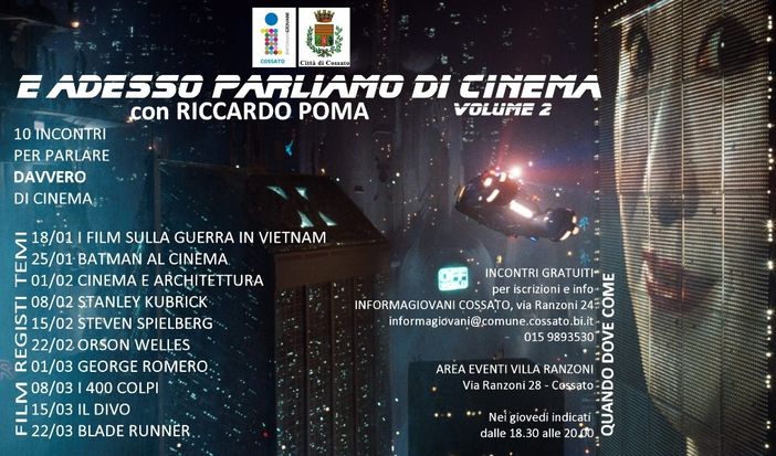 Cossato: Al via il laboratorio di analisi filmica con l'Informagiovani