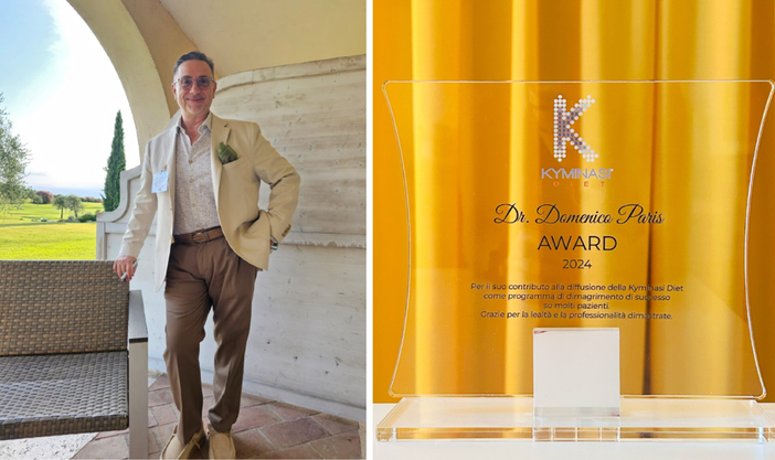 Bautymed Biella, il Dott. Domenico Paris riconfermato “Miglior Professionista Kyminasi Diet 2024”. Bautymed Biella, il Dott. Domenico Paris riconfermato “Miglior Professionista Kyminasi Diet 2024”.