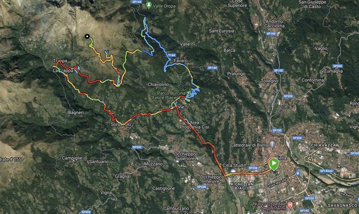 eBike Biella oggi consiglia ...un percorso verso le Sette Fontane eBike Biella oggi consiglia ...un percorso verso le Sette Fontane