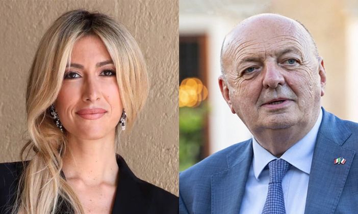Annalisa Chirico ed il Ministro Pichetto Fratin - Foto Perosi