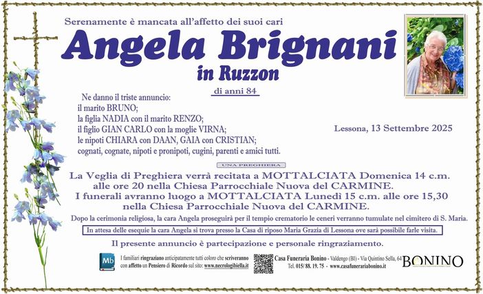 Angela Brignani in Ruzzon