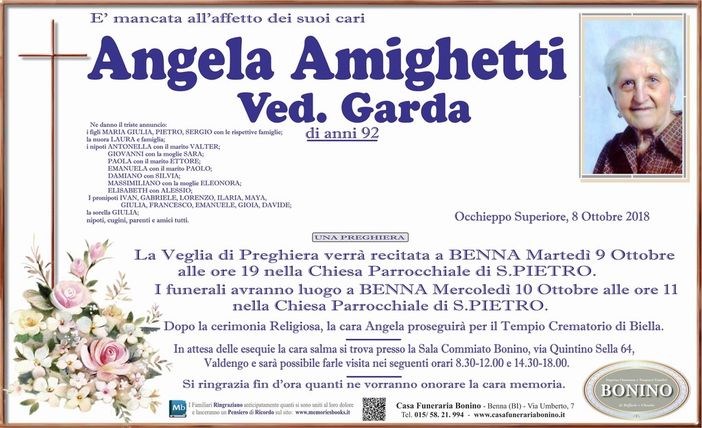 Angela Amighetti Ved. Garda