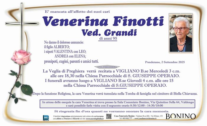 Venerina Finotti, ved. Grandi