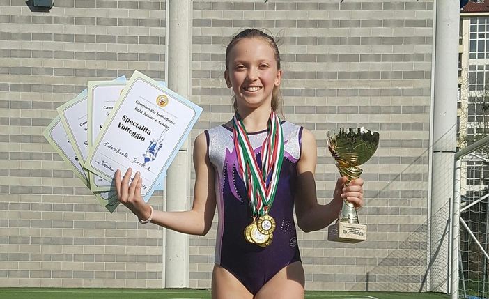 Ginnastica La Marmora società leader in Piemonte, Boggia fa il pieno di ori