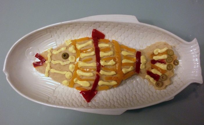 Pesce finto (o, come direbbe mio marito "Pesce morto")