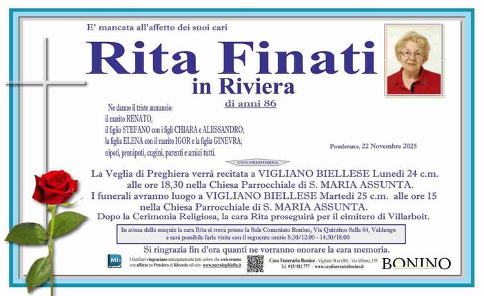 Rita Finati in Riviera