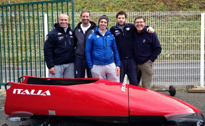 Federico Bistrot e i tecnici azzurri