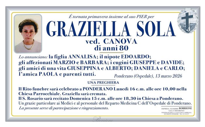 Graziella Sola ved Canova