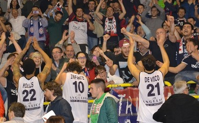 I tifosi Biellesi al termine dell'incontro