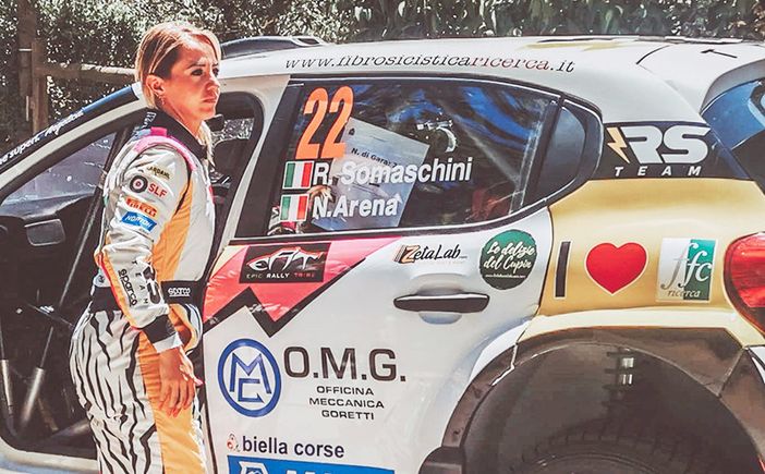 Biella Corse vittoriosa al rally di San Marino con Rachele Somaschini e Tiziano Pieri
