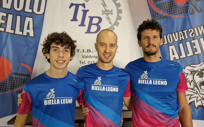 La formazione di C2: Tommaso Sorrentino, Luca Lanza e Stefano Erba - Foto TT Biella