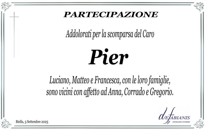 Pier - Partecipazione