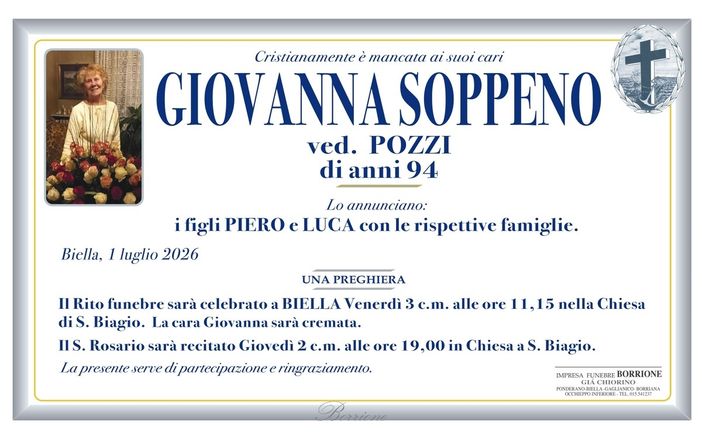 Giovanna Soppeno, ved. Pozzi