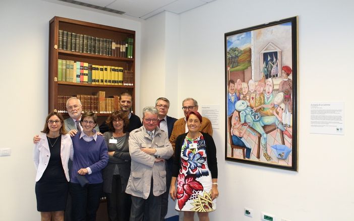 Autopsia di un automa, consegnata l’opera di Piergiorgio Florio all’Ospedale di Biella