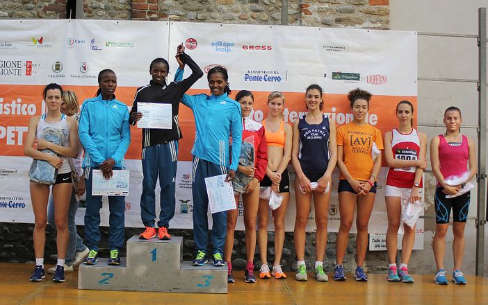Il podio femminile