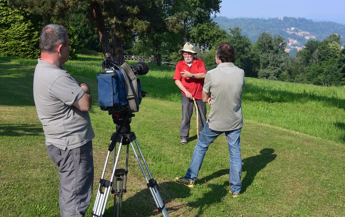Troupe Rai in Valle Cervo per la trasmissione “Sulla via di Damasco”