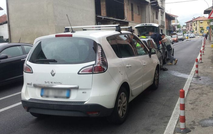 Gaglianico: Maxi tamponamento in via Matteotti FOTOGALLERY