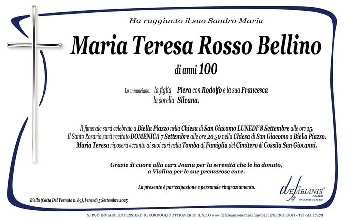 Maria Teresa Rosso Bellino