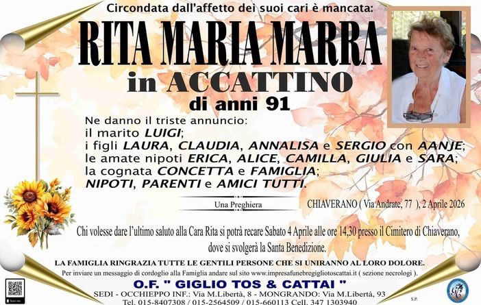 Rita Maria Marra in Accatino