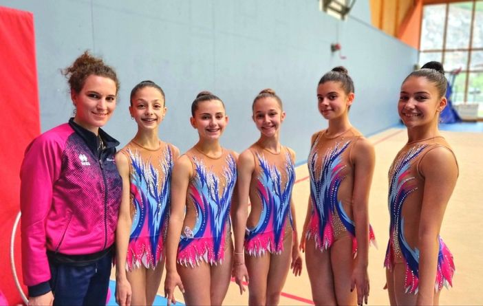 Ginnastica ritmica, Rhythmic School impegnata a Padova e Chatillon
