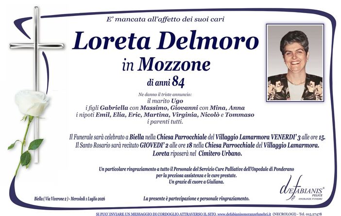 Loreta Delmoro in Mozzone