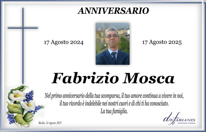 Frabrizio Mosca - Anniversario