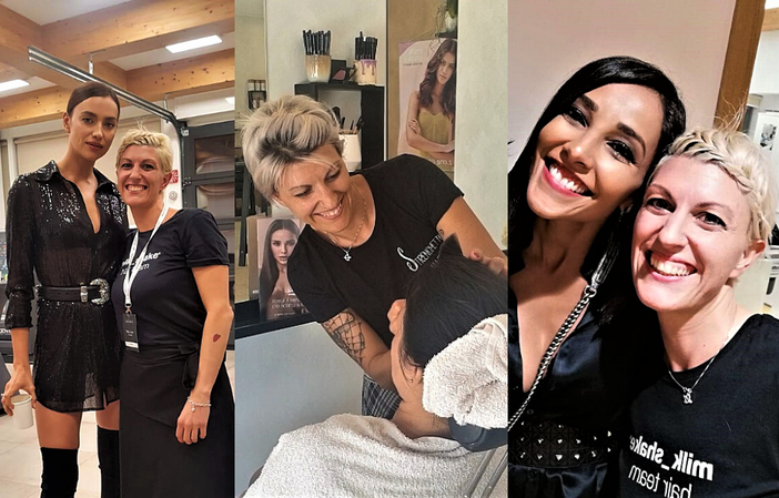 Barbara Strenghetto, la parrucchiera delle modelle FOTO e VIDEO