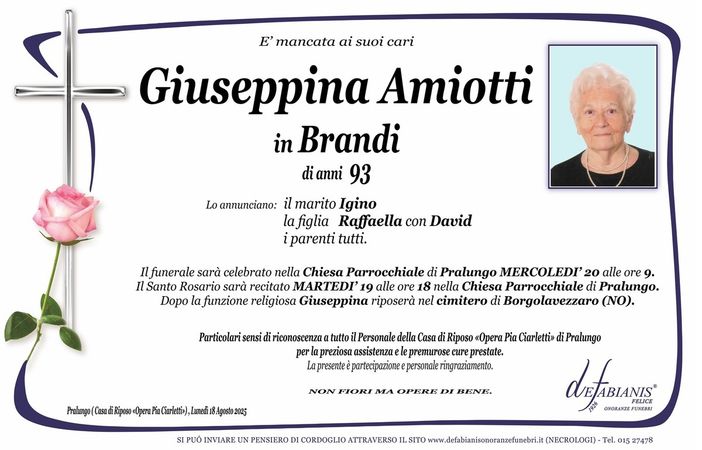 Giuseppina Amiotti, in Brandi