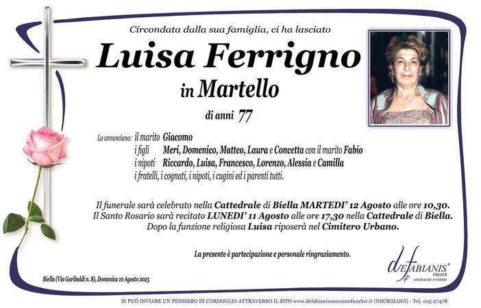 Luisa Ferrigno in Martello
