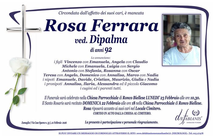 Rosa Ferrara Ved. Dipalma
