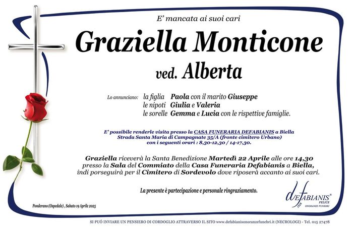 Graziella Monticone Ved. Alberta
