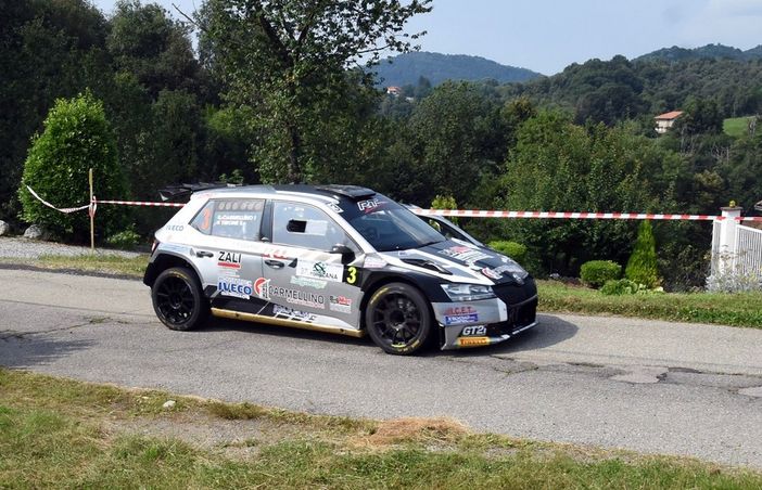 37° Rally Lana,  Ivan Carmellino  chiude in testa la prima giornata