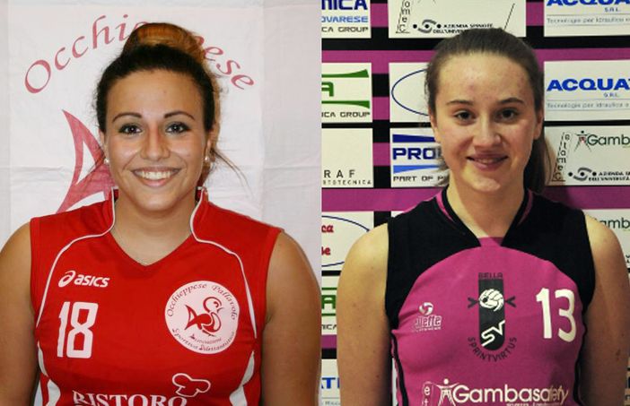 Laila Akhdar dell'Occhieppese e Giorgia Levis della Jodi SprintVirtus Laila Akhdar dell'Occhieppese e Giorgia Levis della Jodi SprintVirtus