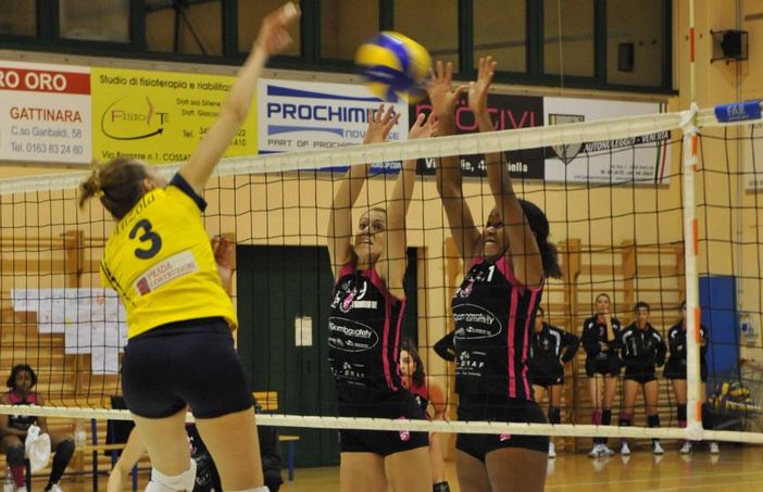 Un muro di Guiotto e Callegari nella gara dei quarti di finale vinta con Beinasco