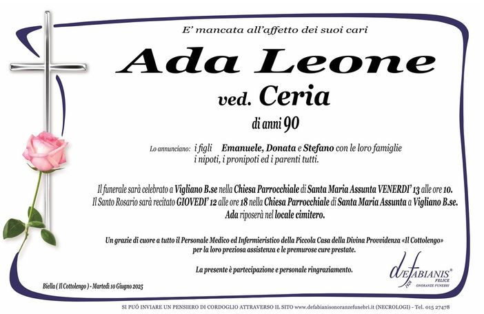 Ada Leone ved. Ceria