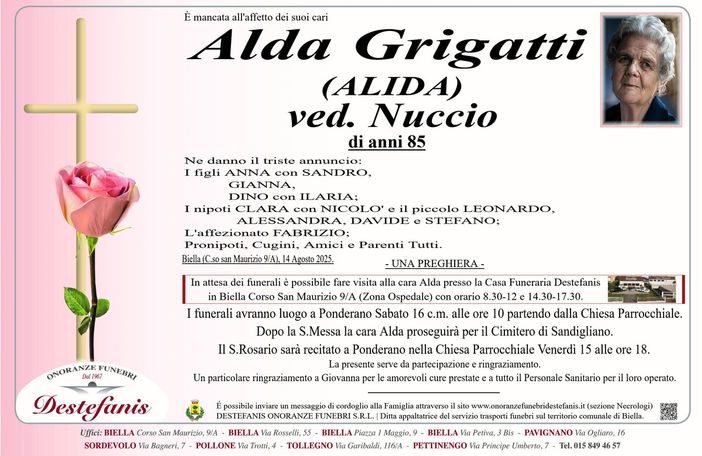Alda Grigatti (Alida) ved. Nuccio