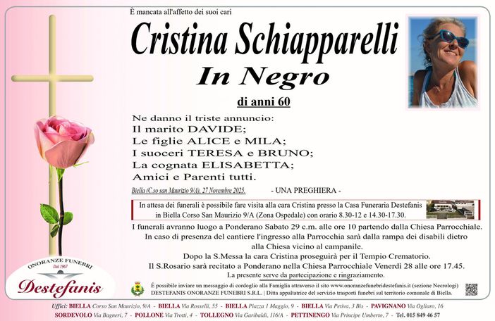 Cristina Schiapparelli In Negro