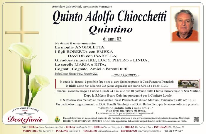 Quinto Adolfo Chiocchetti Quintino