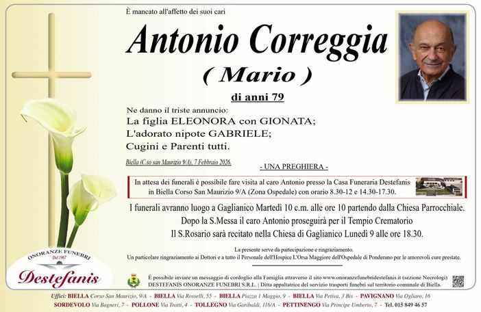 Antonio Correggia (Mario)