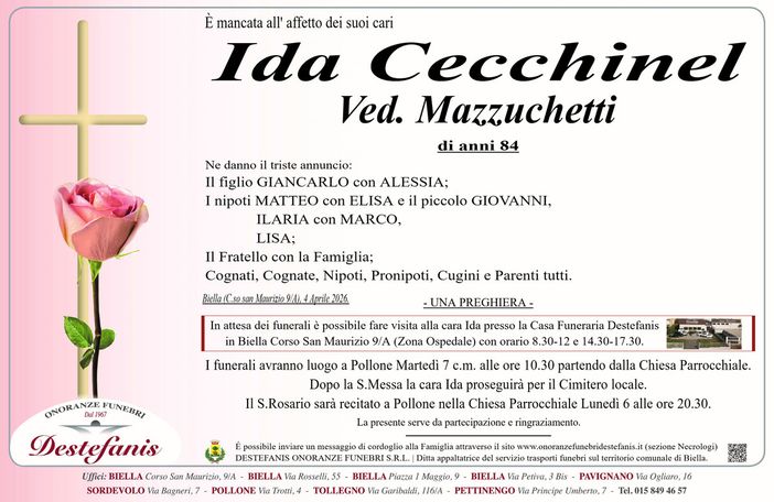 Ida Cecchinel, Ved. Mazzucchetti