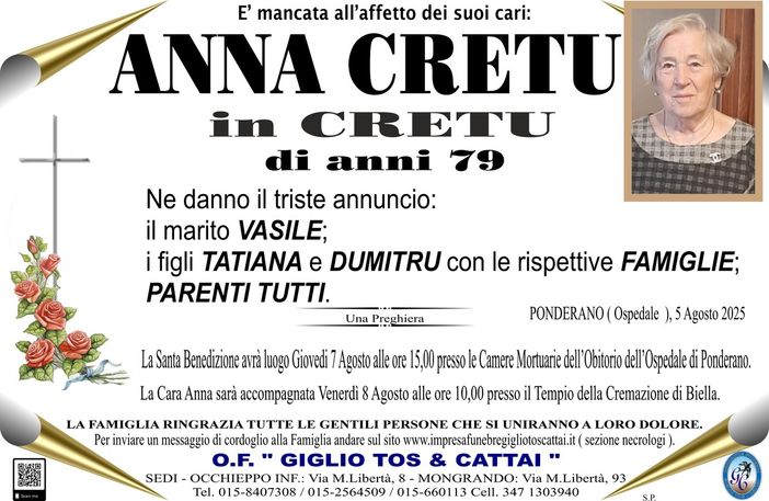 Anna Cretu, in Cretu