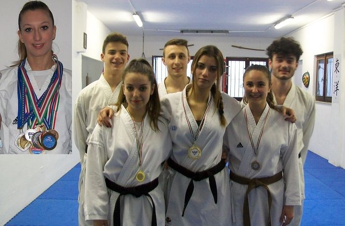 Karate: Sei atleti Dragon's a Nizza Monferrato, primo oro per Deborah Spagnuolo