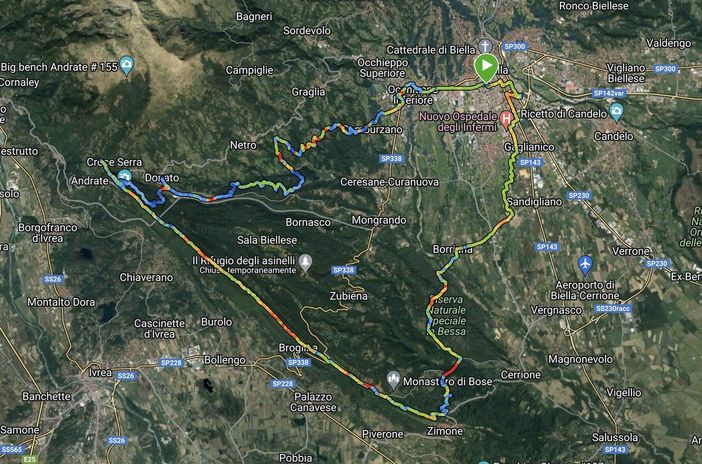 eBike Biella consiglia un nuovo percorso....Tanta Serra ed un po' di Bessa eBike Biella consiglia un nuovo percorso....Tanta Serra ed un po' di Bessa