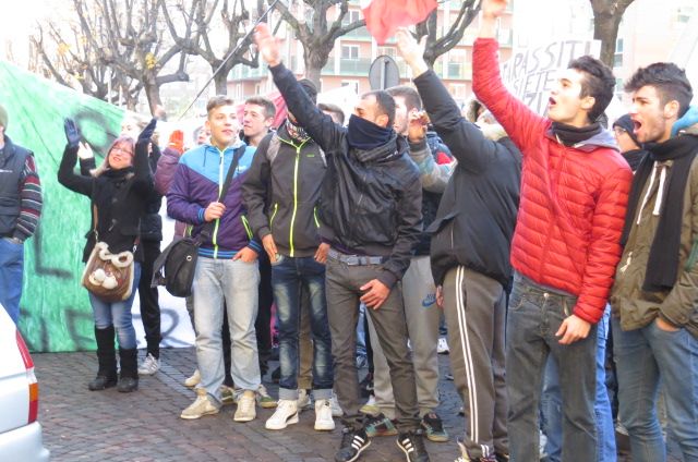"L'Italia si ferma" se la prende con Cgil e Monte dei Paschi FOTOGALLERY