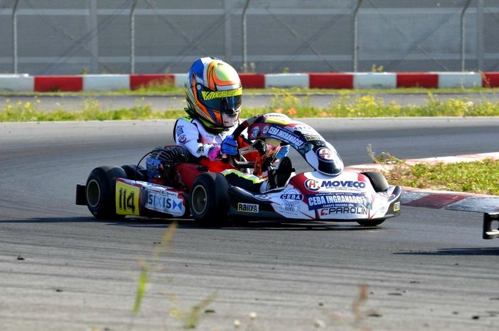 Leonardo De Grandi "alla grande " sul circuito di Cremona