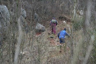 I partecipanti alla marcia alpina I partecipanti alla marcia alpina