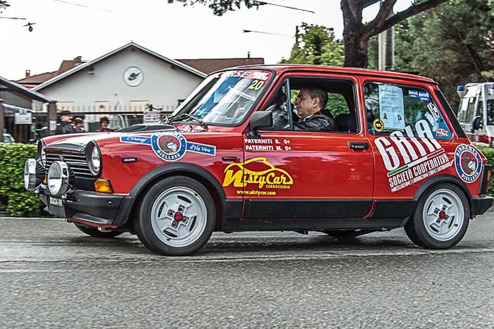L'Autobianchi A 112 Abarth dell'organizzatore, Gaetano Paterniti (foto Ciro Simoni)