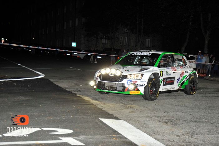 Rally Lana, gli scatti "in notturna" di Ciro Simoni nella notte, foto Ciro Simoni